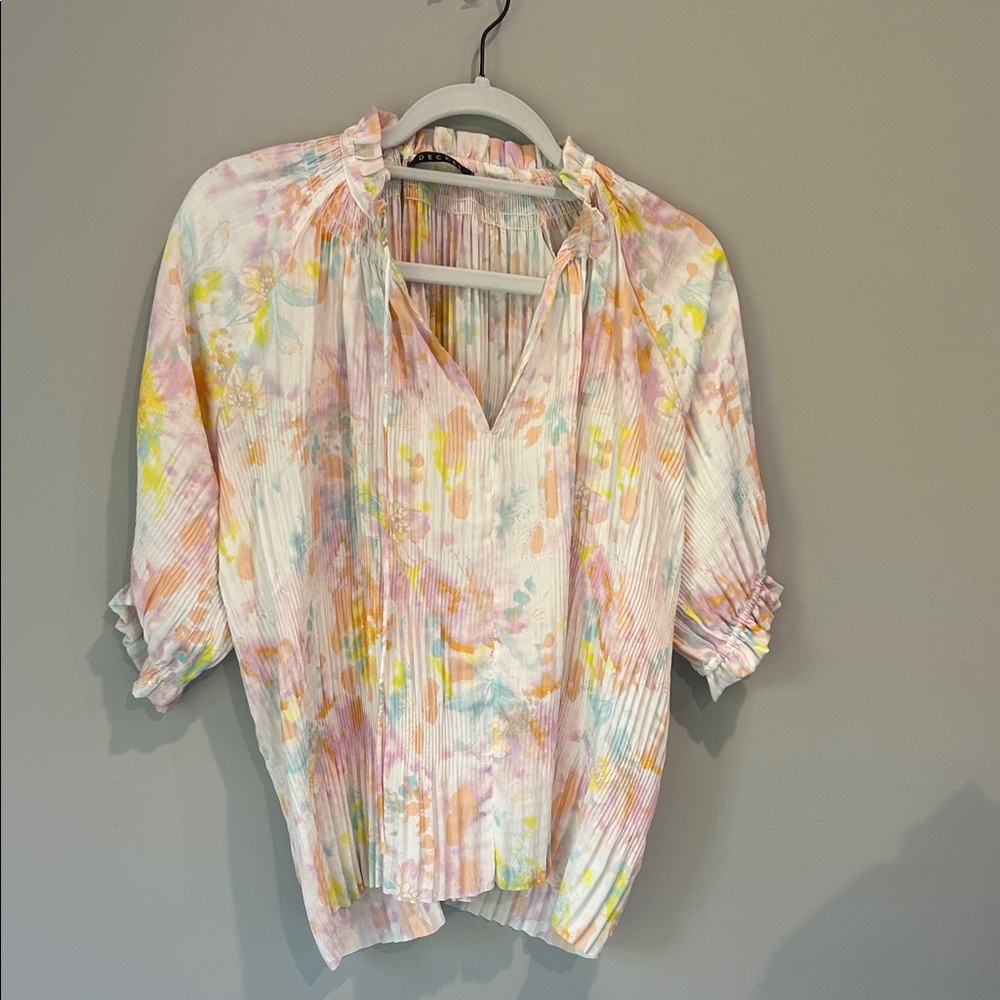 Pastel Watercolor Women's Blouse